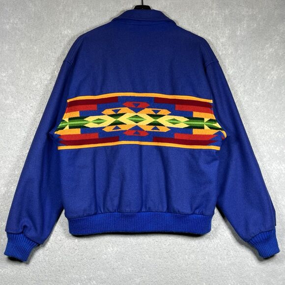 Pendleton Other - VTG Pendleton High Grade Western Wear AZTEC Jacket Men's Large Wool Made In USA